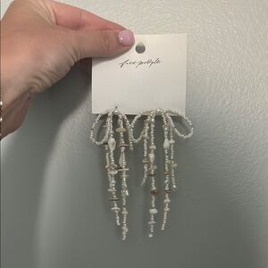 Free People Pearl Beaded Earrings
